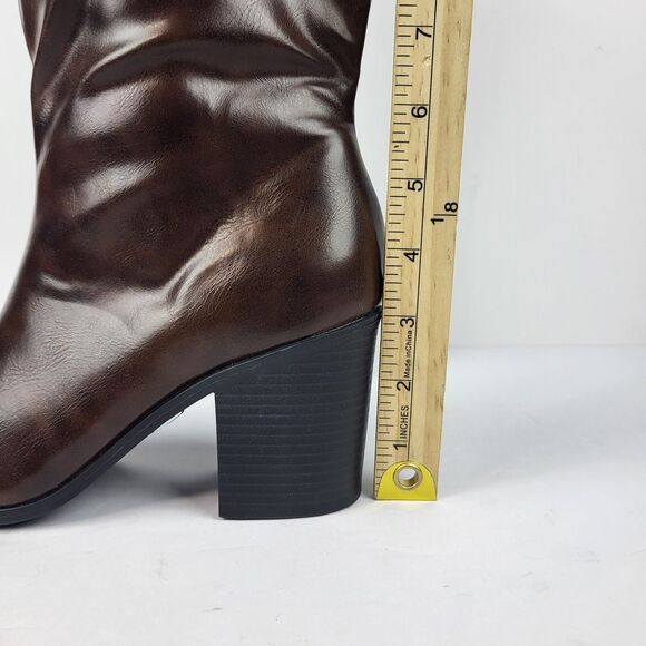 Journee Collection Daria Knee High Boot Size 7.5 Extra Wide Calf - Picture 6 of 15